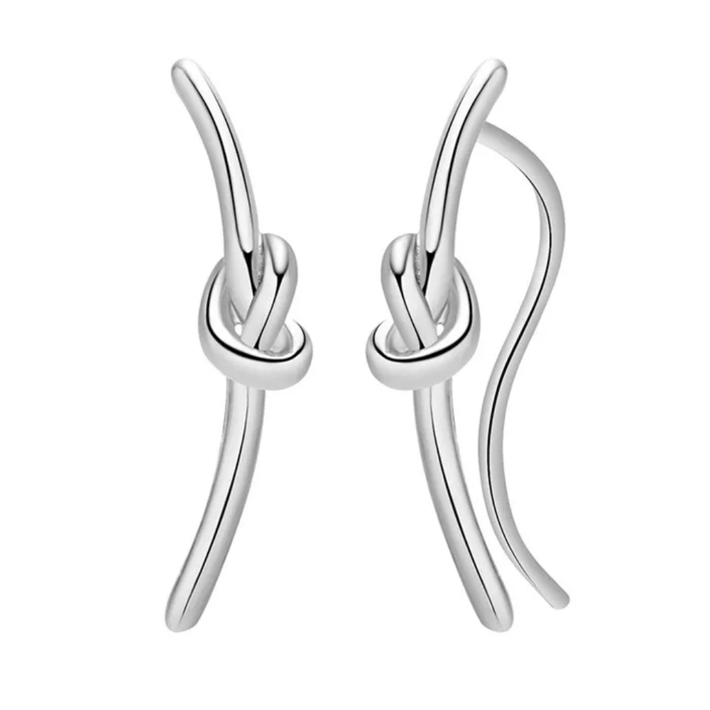 Copper Ear Knot Climbers Cuff‎ Earrings